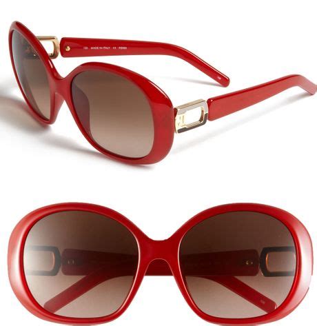 fendi red glasses|fendi sunglasses oversize.